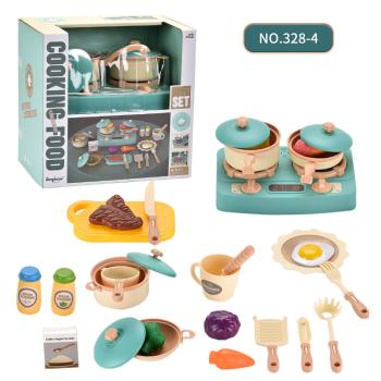 360Home Simulation Kinderküche Spielzeugset Kochset KüchePaketgröße: 70.5cm*48.5cm*67cm  Sofortiger Rauch nach Zugabe von Wasser für ein realistischeres Kocherlebnis.  Drei  Batterien für Gasbrenner zum Einschalten und Spielen.  Zart polierte Oberfläche u